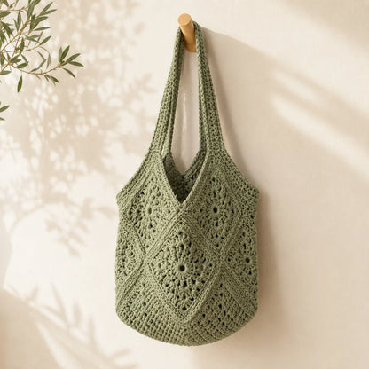 Lunar Granny Square Crochet Bag Pattern