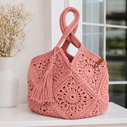 Lunar Granny Square Crochet Bag Pattern