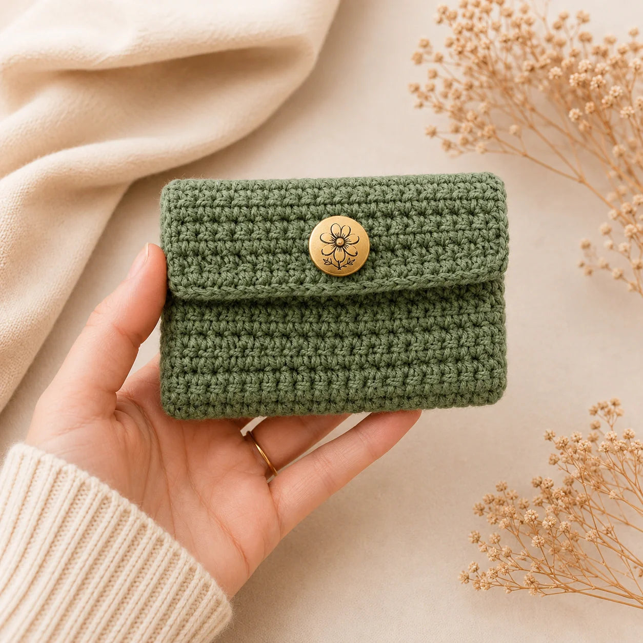 Easy Coin Change Purse Crochet Pattern