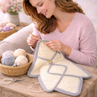 Newborn Star Swaddle Crochet Pattern
