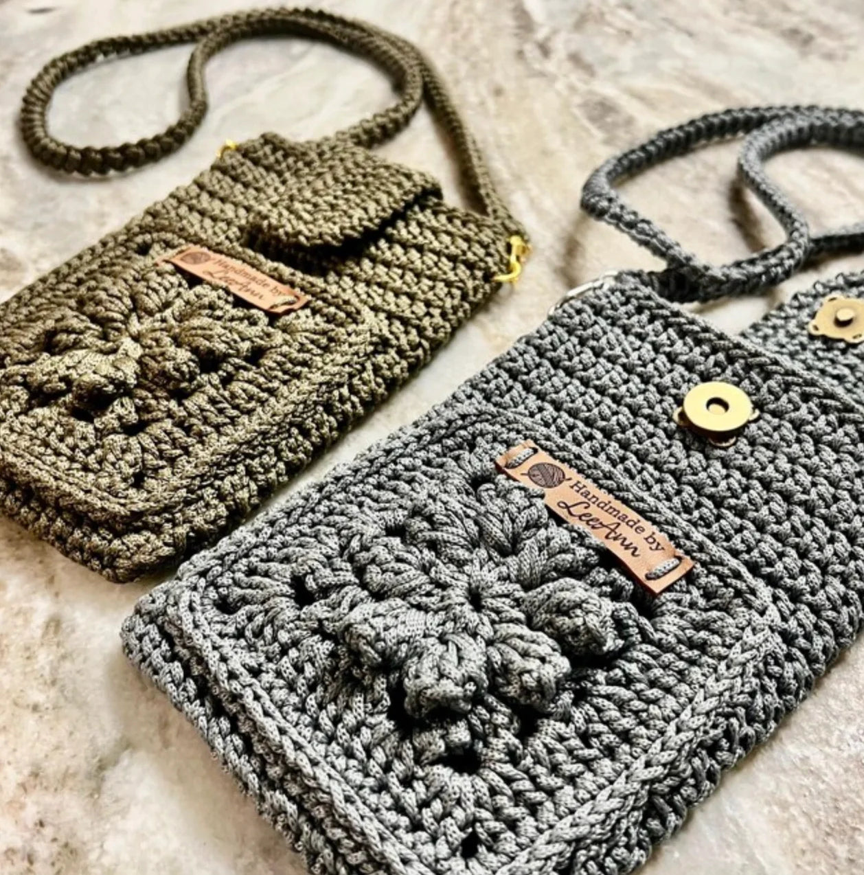 Cute Crochet Phone Bag with Pocket